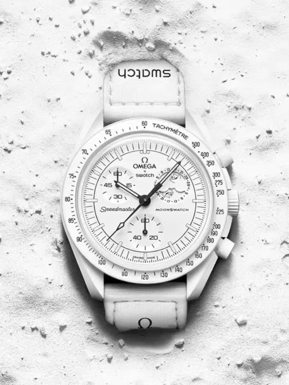 💕Swatch X Omega Mission To The Moonphase - Full Moon Watch